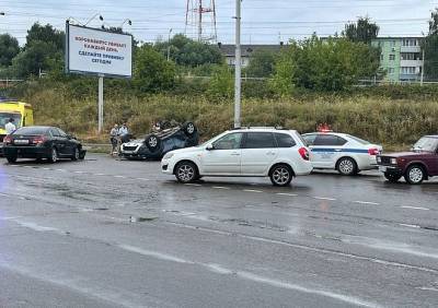 Назван виновник ДТП с перевернувшейся машиной на Куйбышевском шоссе