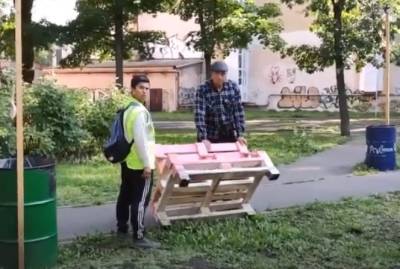 «Не согласовано»: в Петербурге власти уничтожат благоустроенный местными жителями двор