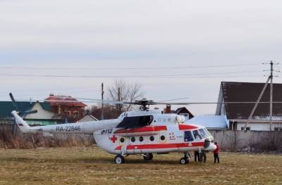 Вертолёт санавиации доставил в Рязань женщину с инсультом