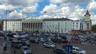Центральную площадь Калининграда отдали под сельхозярмарку