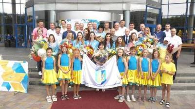 Украинские синхронистки вернулись в Харьков с олимпийскими медалями