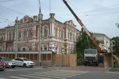 В Тамбове начали ремонтировать объект культурного наследия - бывший дом купца В.К.Венедиктова