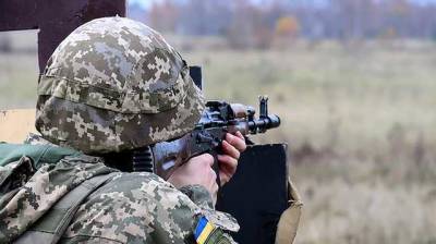 На Донбассе ранили военнослужащего ВСУ