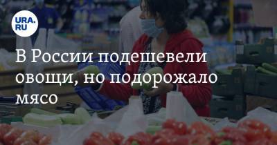 В России подешевели овощи, но подорожало мясо