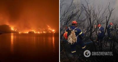 Лесные пожары в Греции – последние новости на 11 августа 2021, фото и видео последствий
