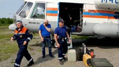 Семеро выживших найдены на месте падения вертолета на Камчатке