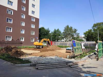 До конца года в Южно-Сахалинске на месте снесенного дома появится небольшой сквер