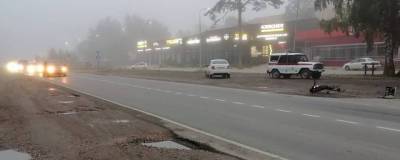 Ночью в Новосибирске под колёсами автомобиля погиб велосипедист