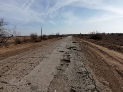 В Астраханской области готовят к капитальному ремонту подъезд к селу Восточное