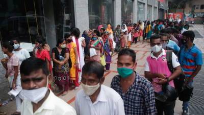 В Индии за сутки выявили более 41 тысячи случаев коронавируса