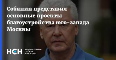 Собянин представил основные проекты благоустройства юго-запада Москвы