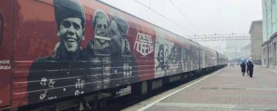 В Новосибирск на три дня приехал «Поезд Победы»