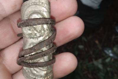 Поисковики нашли в Тверской области солдатский медальон с иконой