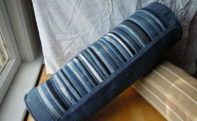 12 способов переделать старые джинсы в полезные мелочи для дома