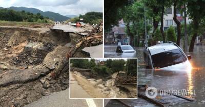 Наводнения и оползни в Турции: ливни спровоцировали разрушения в стране - фото и видео