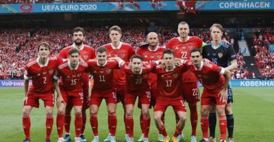 Сборная России опустилась на 41-е место в рейтинге ФИФА после провала на Евро-2020