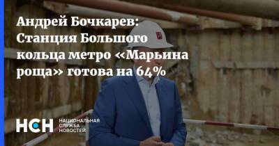 Андрей Бочкарев: Станция Большого кольца метро «Марьина роща» готова на 64%