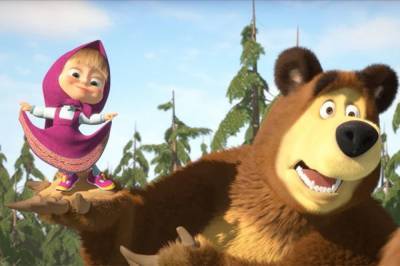 Мультфильм «Маша и Медведь» стал первым в мире среди детского контента