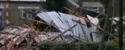 В Карасуке ураган оставил пожарную часть без крыши