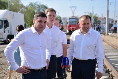 Глава Краснодара Евгений Первышов: новую трамвайную линию сдадим в срок
