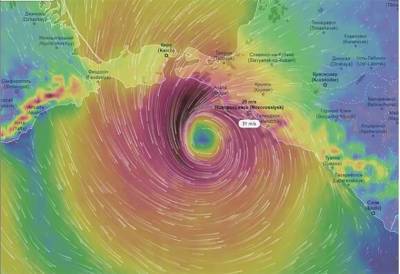 Первый в истории России тропический тайфун идет на курорты Краснодарского края