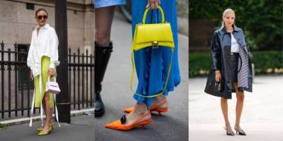 Streetstyle: 3 идеи, с чем носить слингбэки в этом сезоне