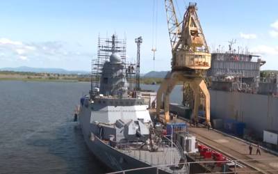 Амурский судостроительный завод начал подготовку корвета «Резкий» к переходу во Владивосток