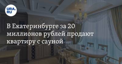 В Екатеринбурге за 20 миллионов рублей продают квартиру с сауной. Фото