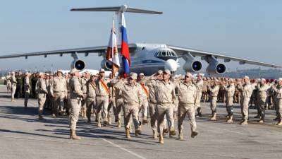Российские военные отпраздновали День ВКС РФ на авиабазе Хмеймим в Сирии