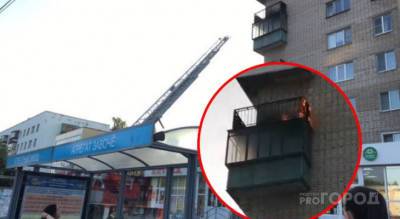 В Чебоксарах огонь охватил квартиру на шестом этаже многоэтажного дома