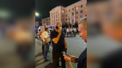 Губернатор прибыл на место взрыва маршрутки в центре Воронежа