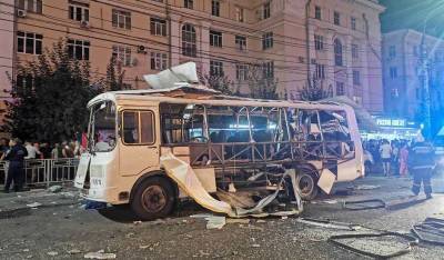 В Воронеже взорвался пассажирский автобус. Есть пострадавшие