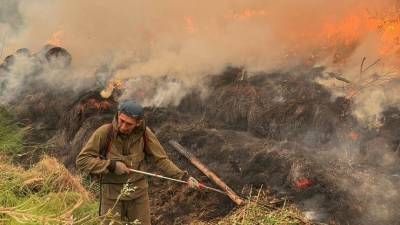 Из-за лесных пожаров в ряде городов Якутии объявили выходной день
