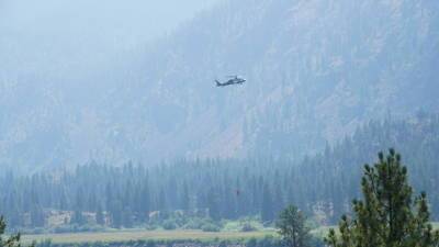 В американском штате Монтана проводят эвакуацию людей из-за лесного пожара