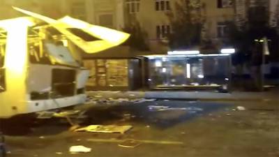 Движение возобновили на месте взрыва автобуса в Воронеже
