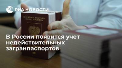 Правительство внесло в Госдуму законопроект об учете недействительных загранпаспортов