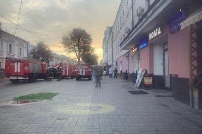 В зоне ЮНЕСКО Ярославля горело кафе