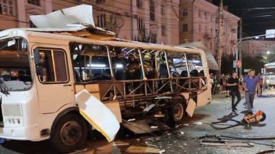 В российском Воронеже взорвалась маршрутка с пассажирами (ФОТО, ВИДЕО)