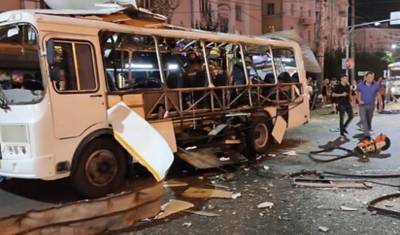 Основной версией взрыва автобуса в Воронеже стала неисправность газового оборудования