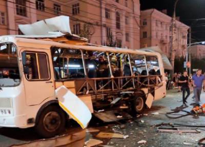 Автобус в Воронеже предположительно взорвался не из-за теракта, а из-за газа