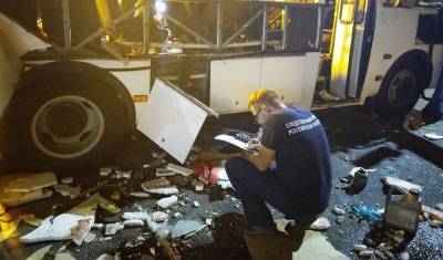 Перевозчик опроверг версию о взрыве газа в автобусе в Воронеже