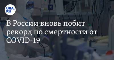 В России вновь побит рекорд по смертности от COVID-19