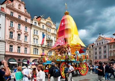 В центре Праги пройдет индийский фестиваль Ратха-ятра