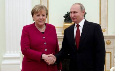 Меркель прибудет к Путину в Москву