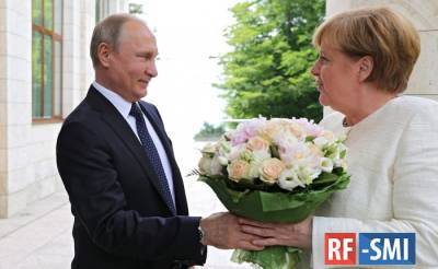 Ангела Меркель через неделю встретится с Владимиром Путиным в Москве