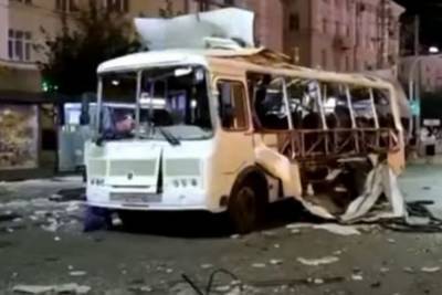 Baza: взрыв в воронежском автобусе произошел под пассажирским сидением