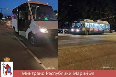 В Йошкар-Оле минтранс проверил работу автобусов по вечерам