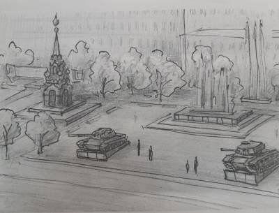 В Петербурге чиновники «попросили» бюджетников проголосовать за проект благоустройства с танком и часовней за ₽150 млн