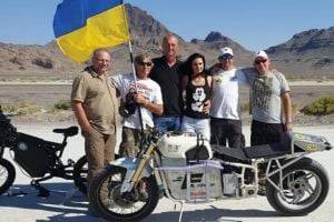 Украинец установил рекорд скорости электробайке