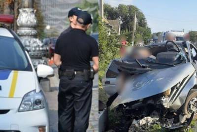 Трагическое ДТП под Одессой унесло жизни троих полицейских, машина перевернулась: кадры с места